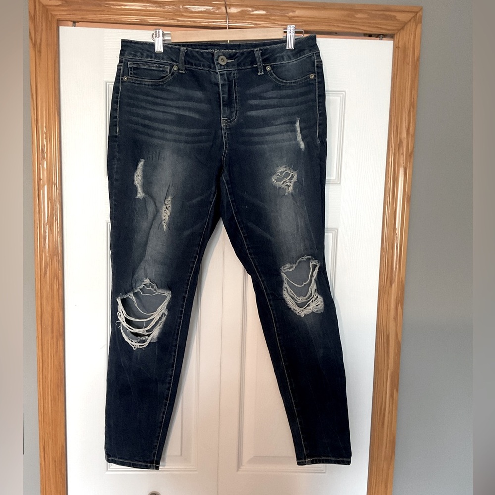 Maurices Large Denim Jeggings